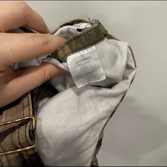 John Deere Camo Overalls Green Cotton 2T Kids - Picture 5 of 5